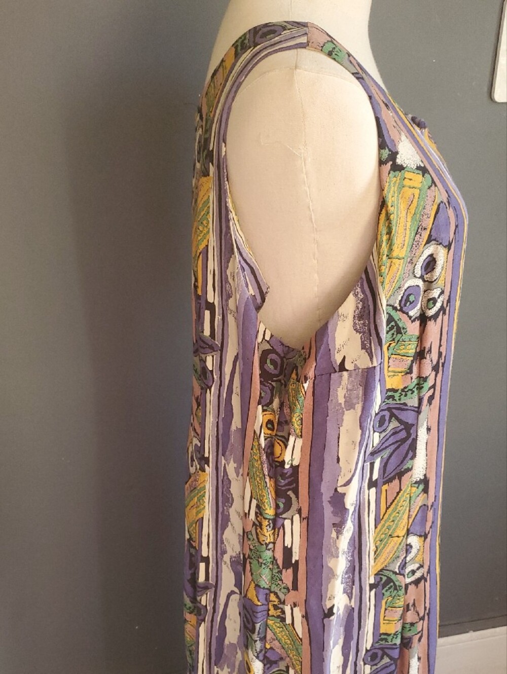 Women’s Purple Floral Dress - Size 18 - Picture 5 of 14